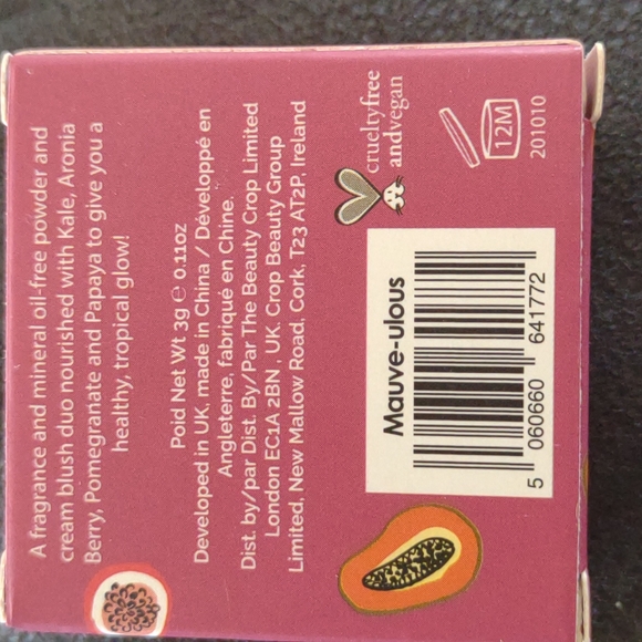 THE BEAUTY CROP Blush Duo Mauve-ulous New - Picture 3 of 3